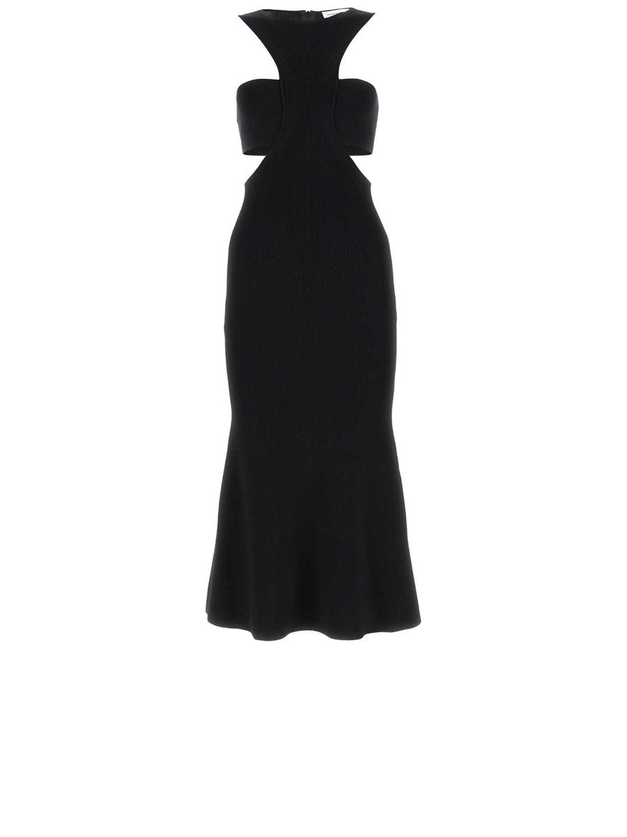 Alexander McQueen Dress in Black Viscose Blend