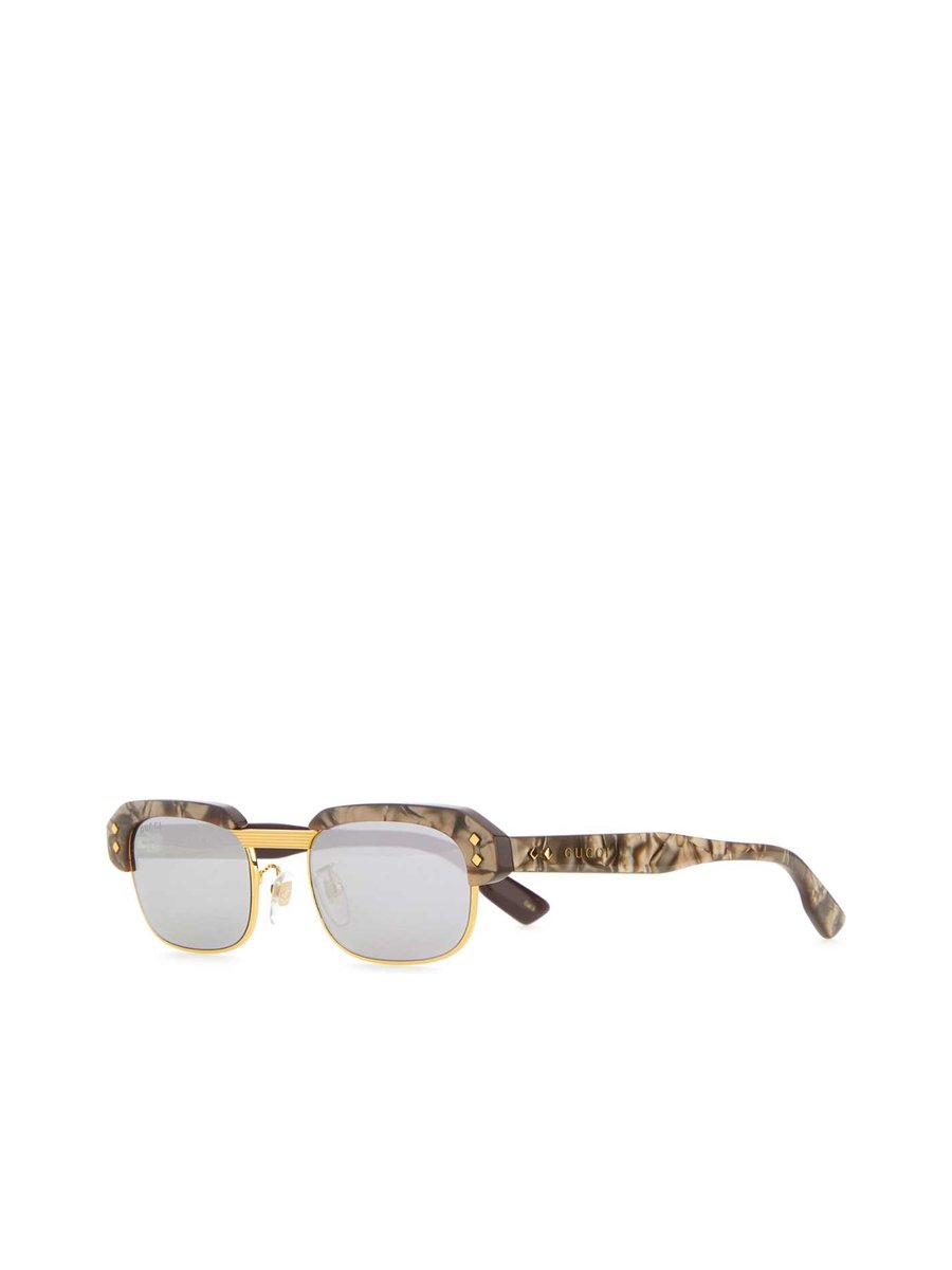 Gucci Printed Sunglasses in Acetate and Metal