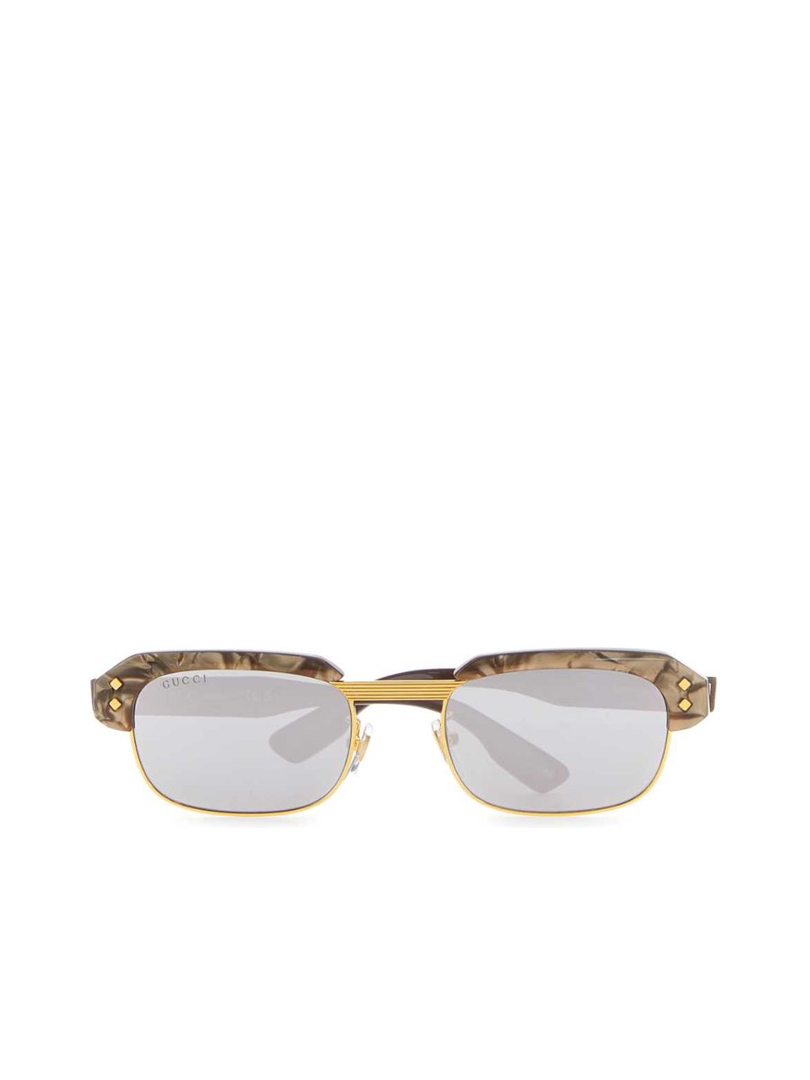 Gucci Printed Sunglasses in Acetate and Metal