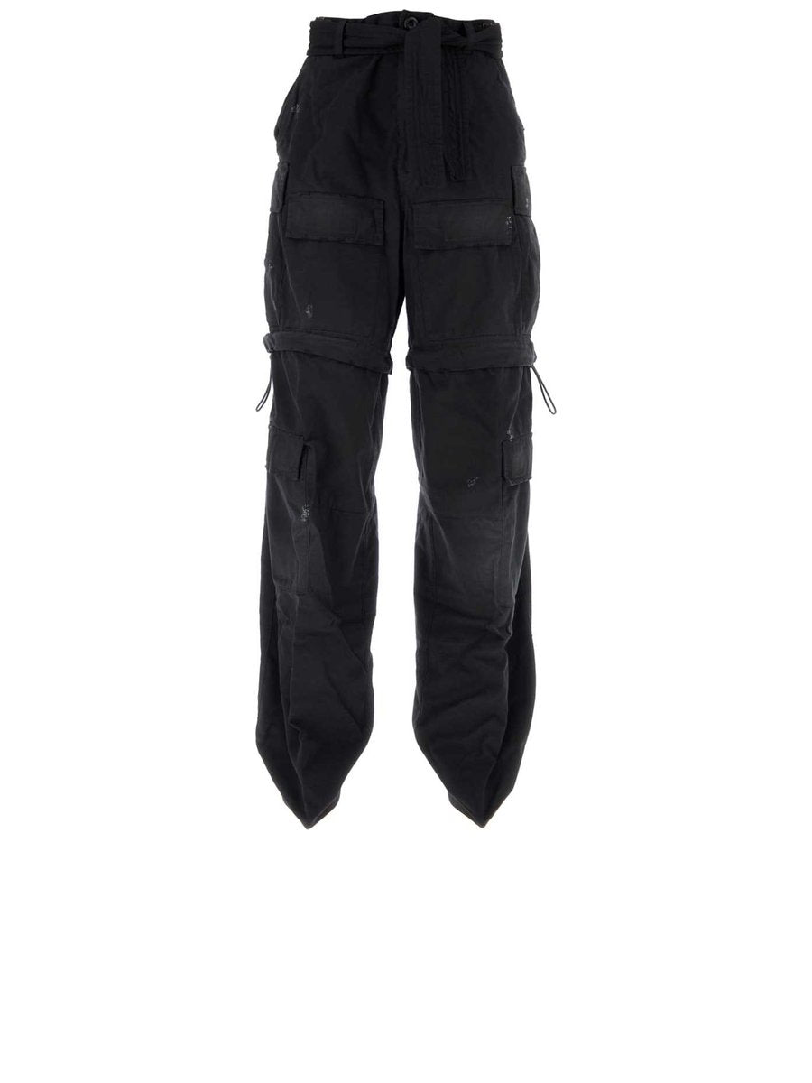 Balenciaga Pants in Black Cotton