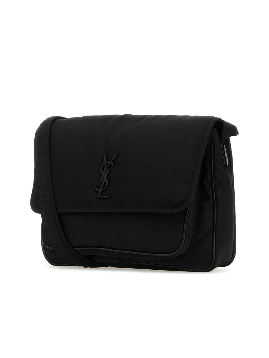 Saint Laurent Niki Messenger in ECONYL® in Black