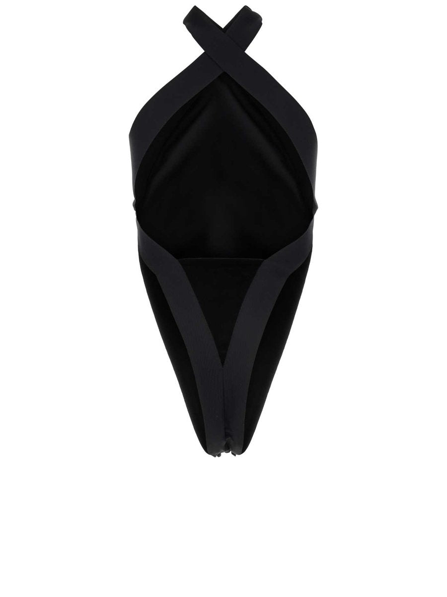 Saint Laurent Bodysuit in Black Acetate