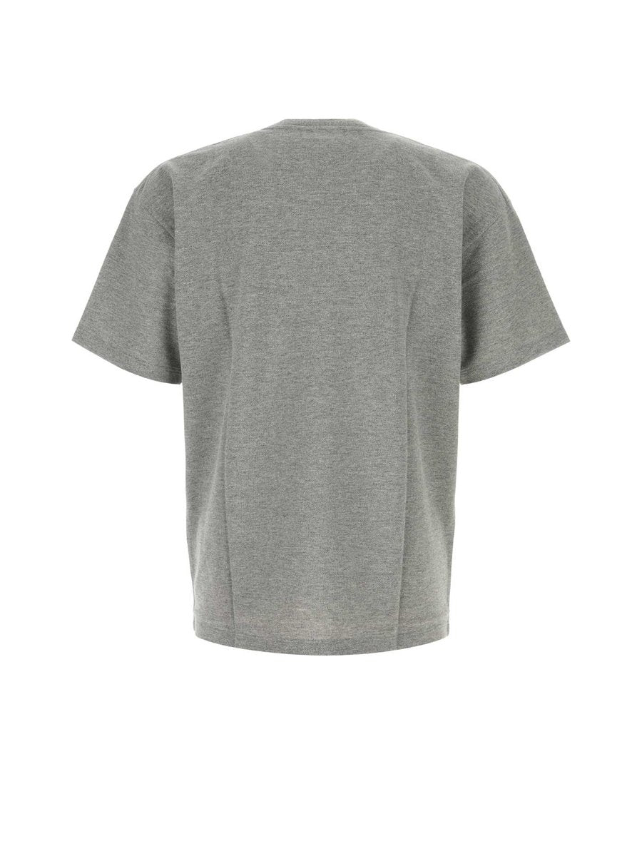 Saint Laurent T-Shirt in Grey Cotton and Polyester
