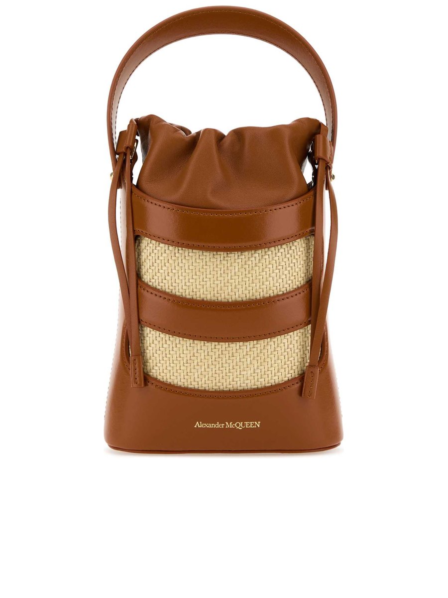 Alexander McQueen Two-Tone Bucket Bag