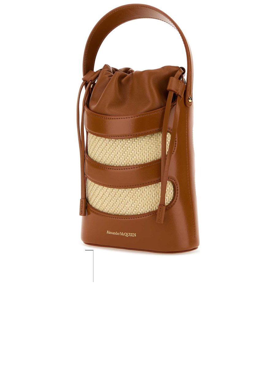 Alexander McQueen Two-Tone Bucket Bag