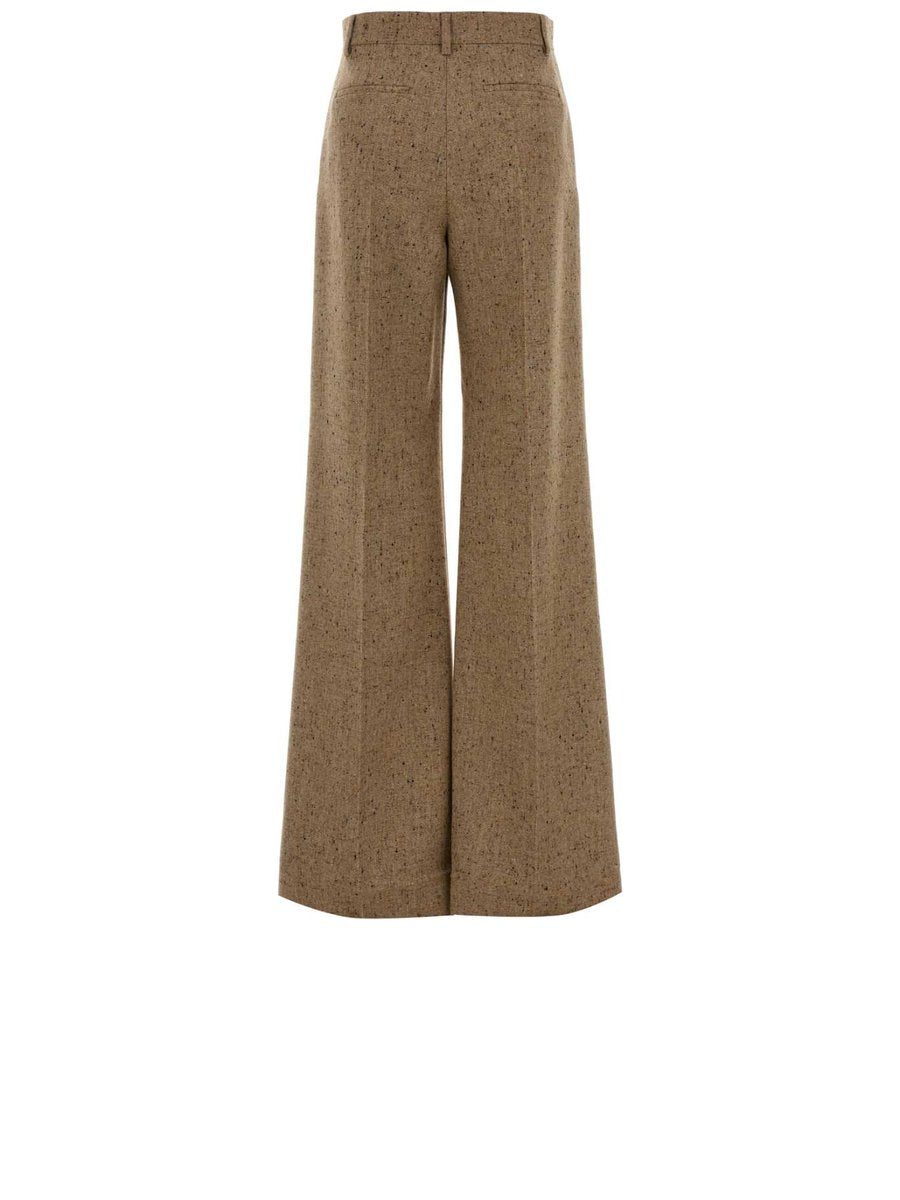 Valentino Pants in Beige Virgin Wool