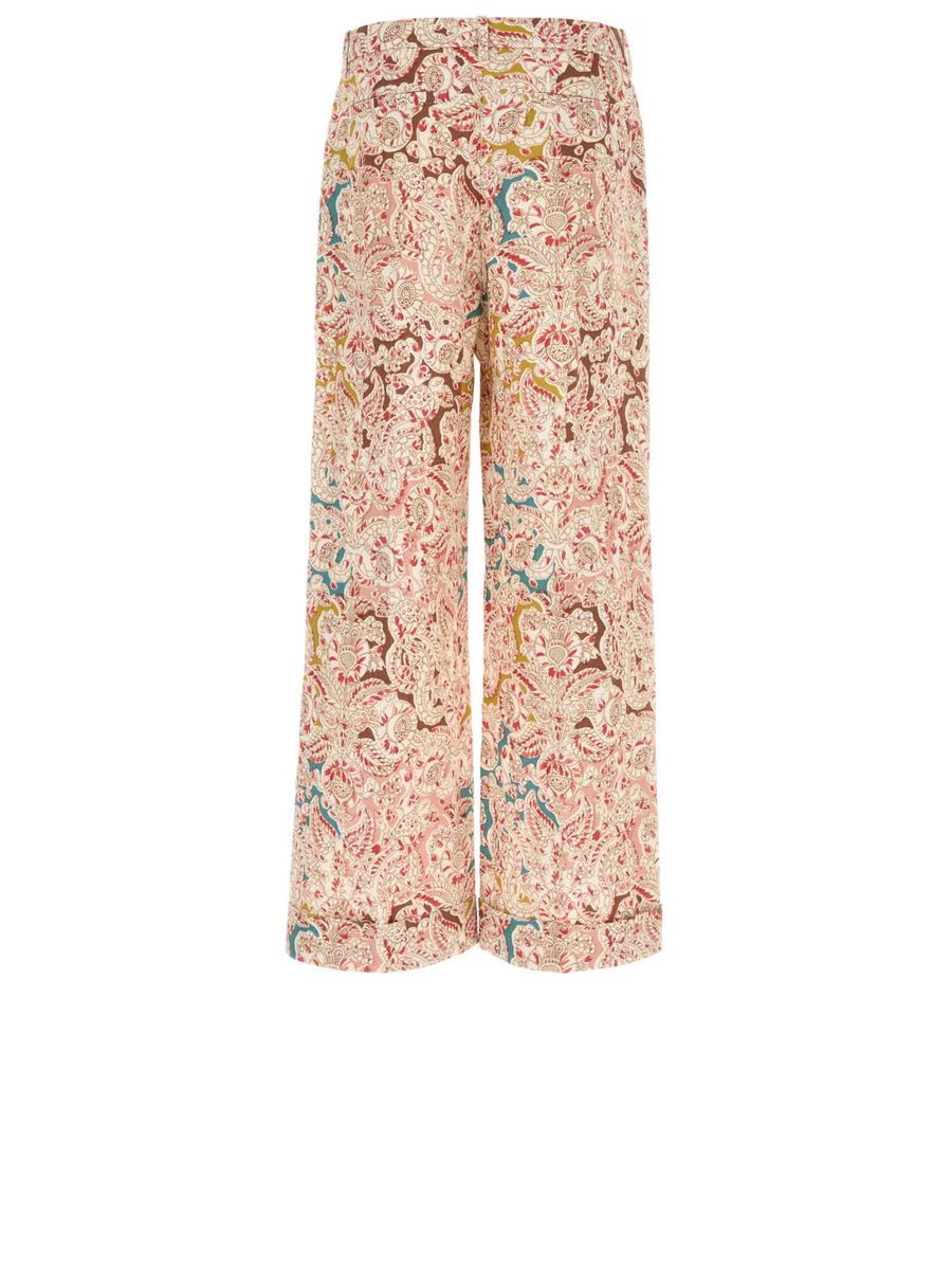 Valentino Voyage Imaginaire Pants in Printed Hemp