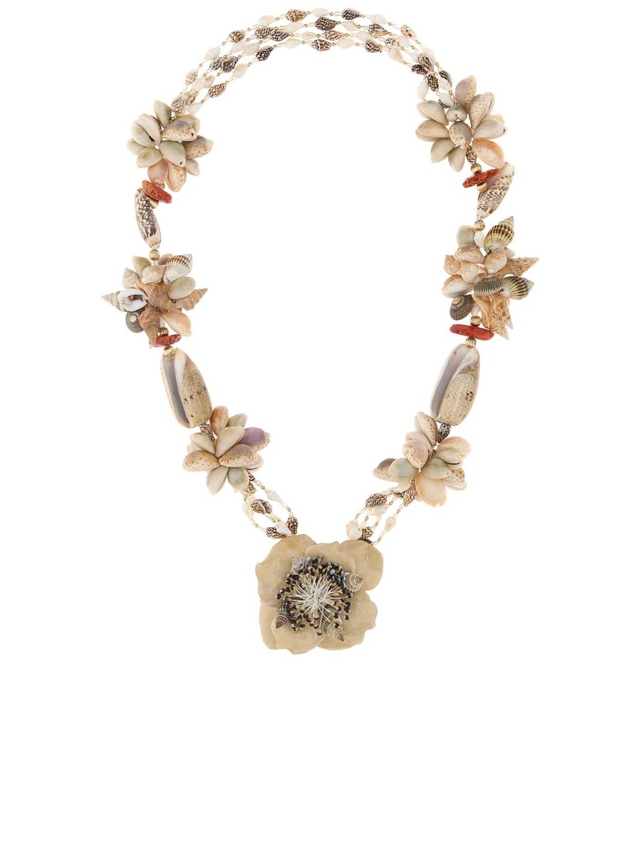Valentino Necklace in Multicoloured Shells