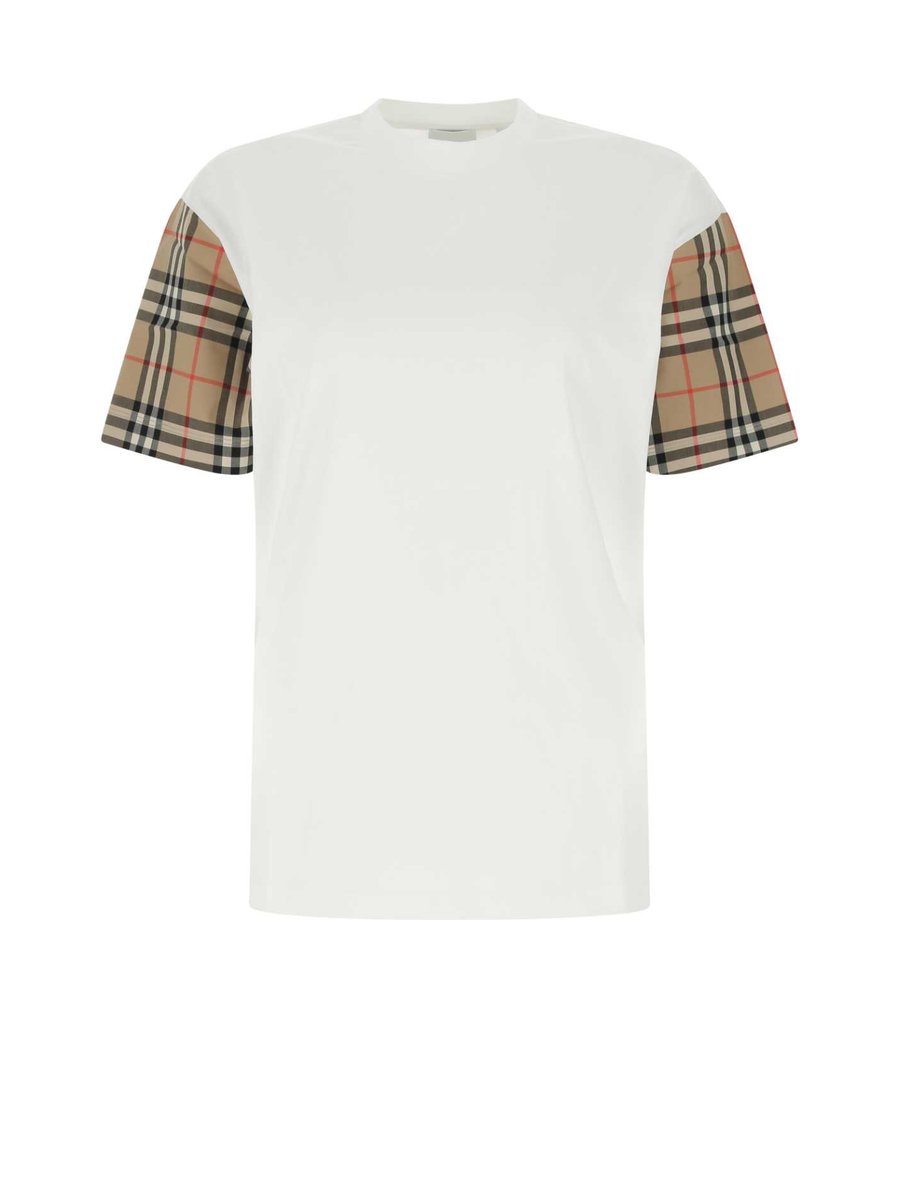 Burberry T-Shirt in White Cotton