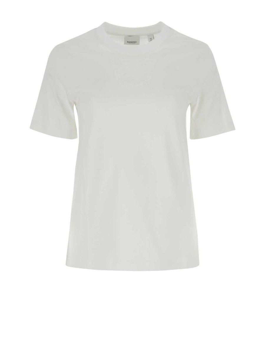 Burberry T-Shirt in White Cotton