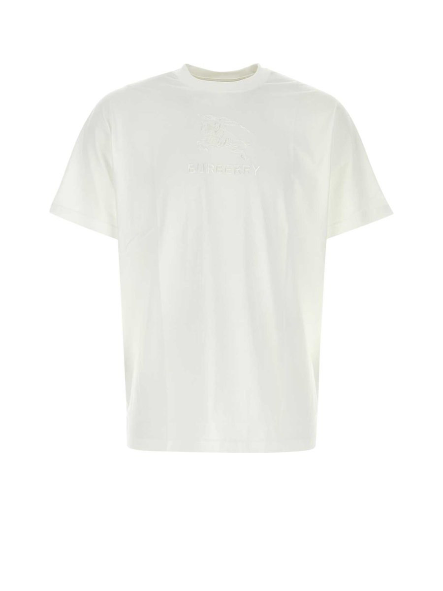 Burberry T-Shirt in White Cotton