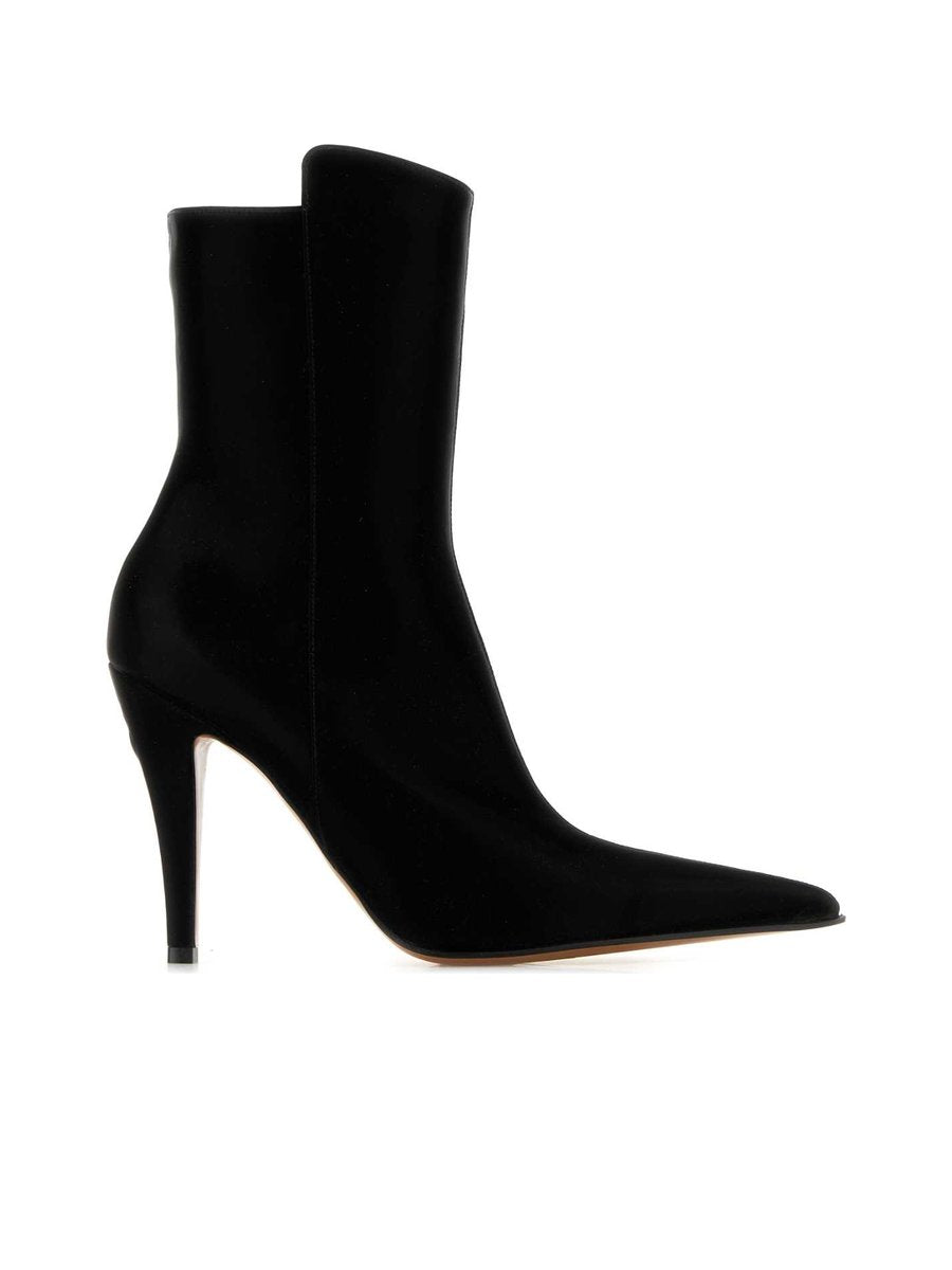 Alexander McQueen H Boot in Black Leather