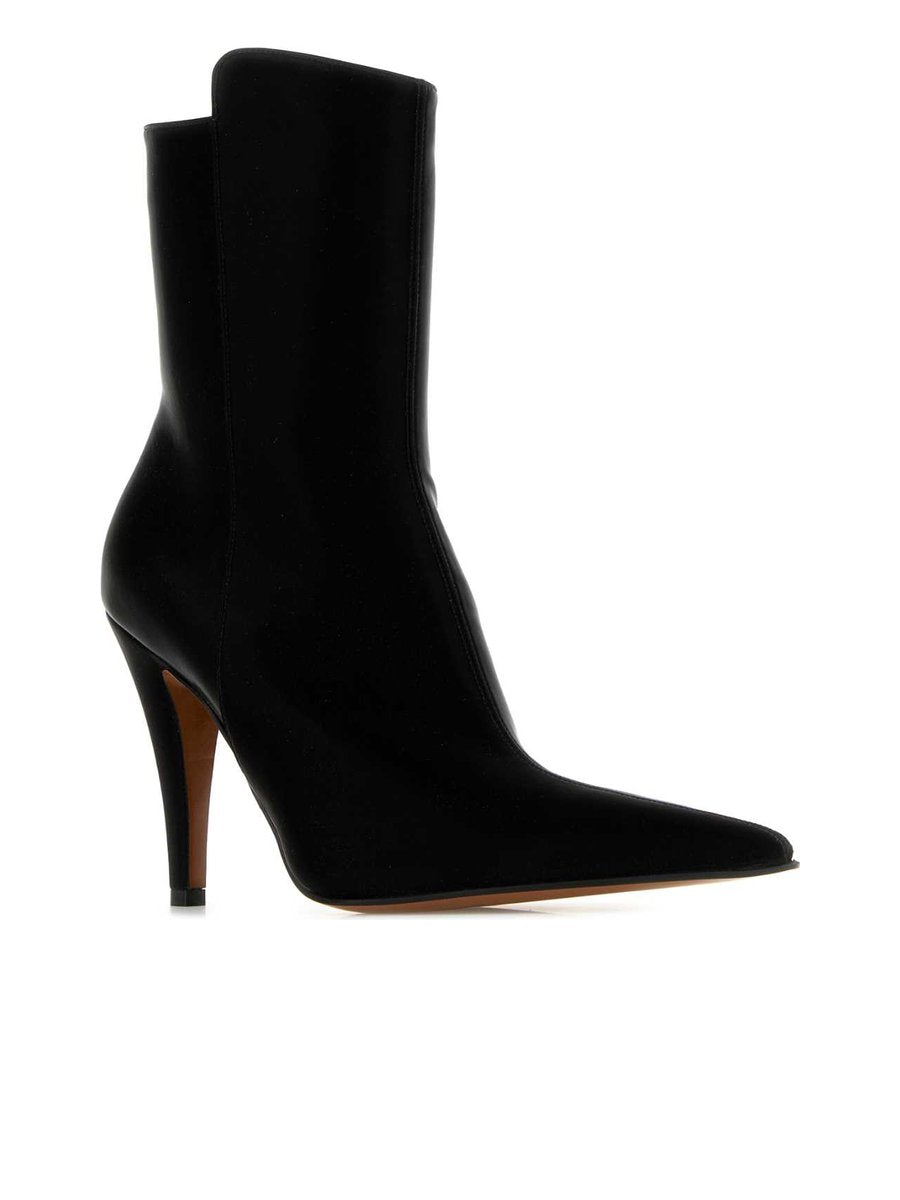 Alexander McQueen H Boot in Black Leather