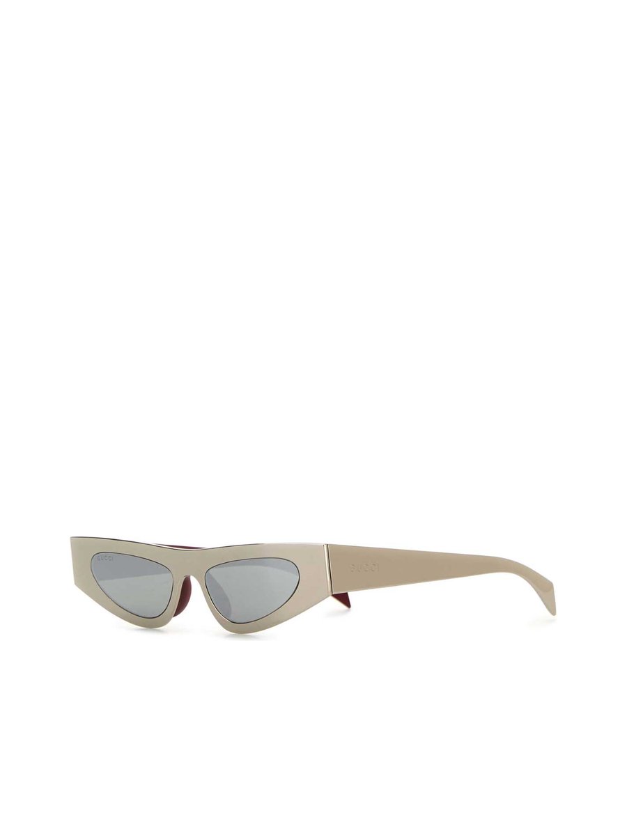 Gucci GG Sunglasses in Silver Metal