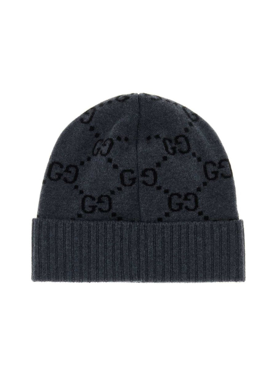 Gucci GG Cashmere Jacquard Beanie