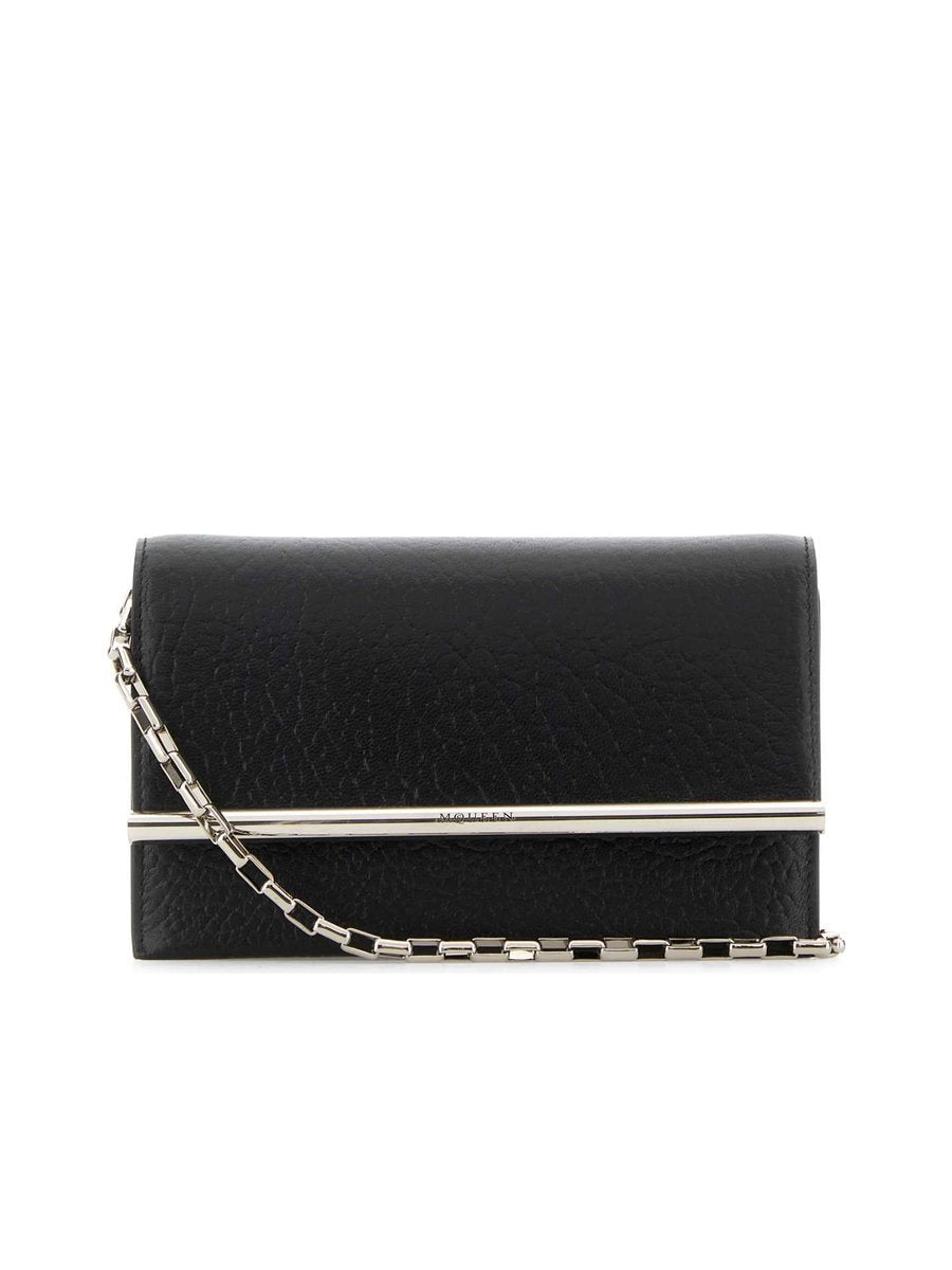 Alexander McQueen Mini Cross-Bar Clutch