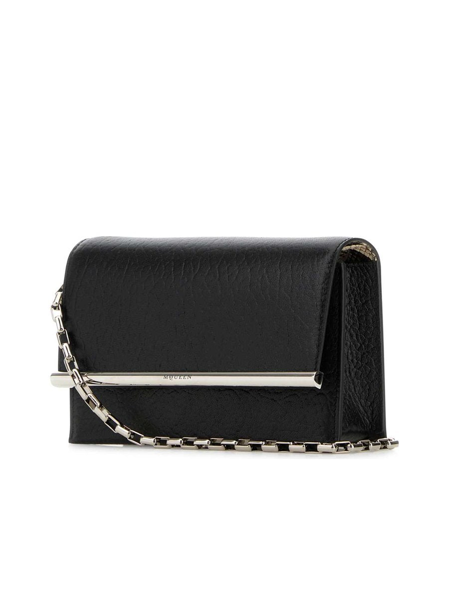 Alexander McQueen Mini Cross-Bar Clutch