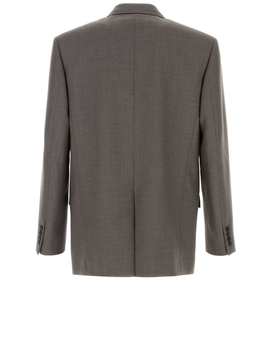 Saint Laurent Yves Jacket in Grey Wool