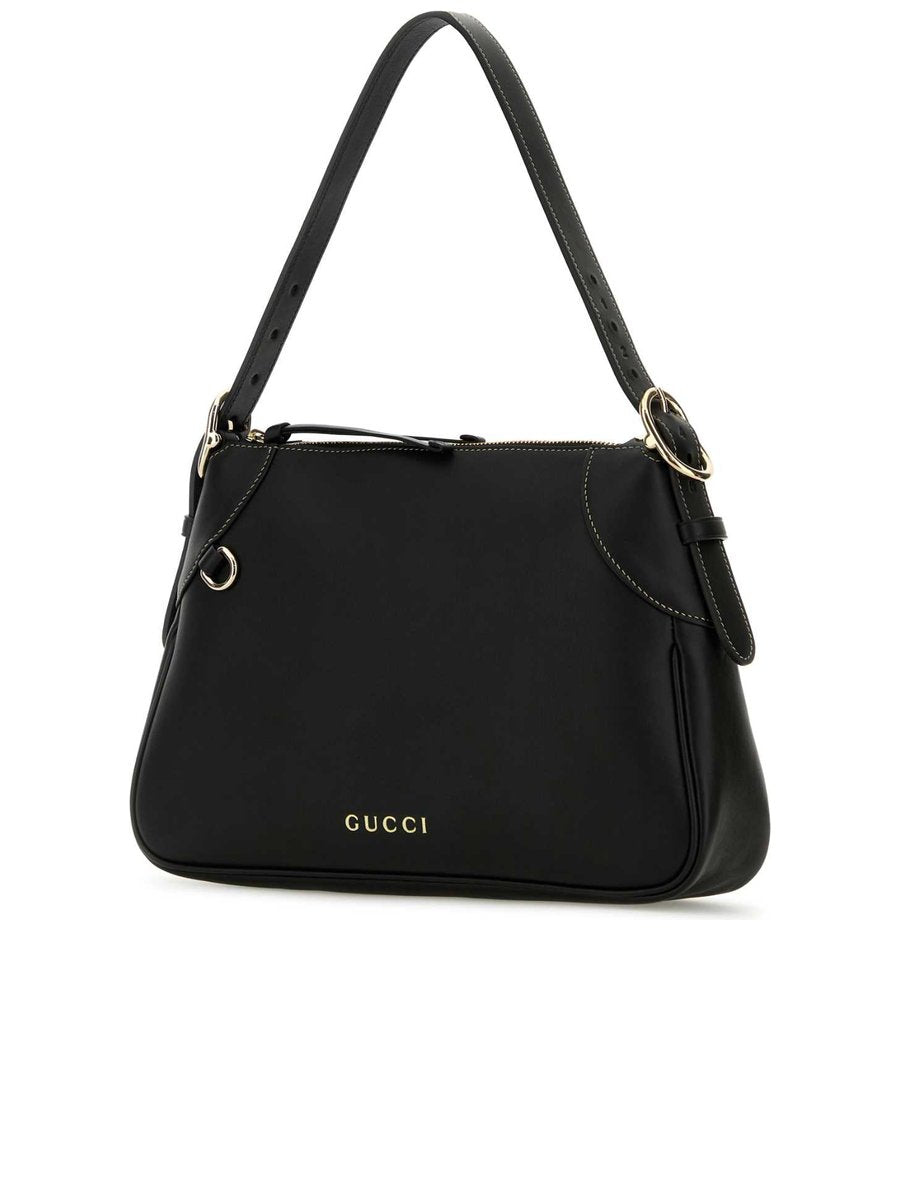 Gucci GG Emblem Medium Shoulder Bag