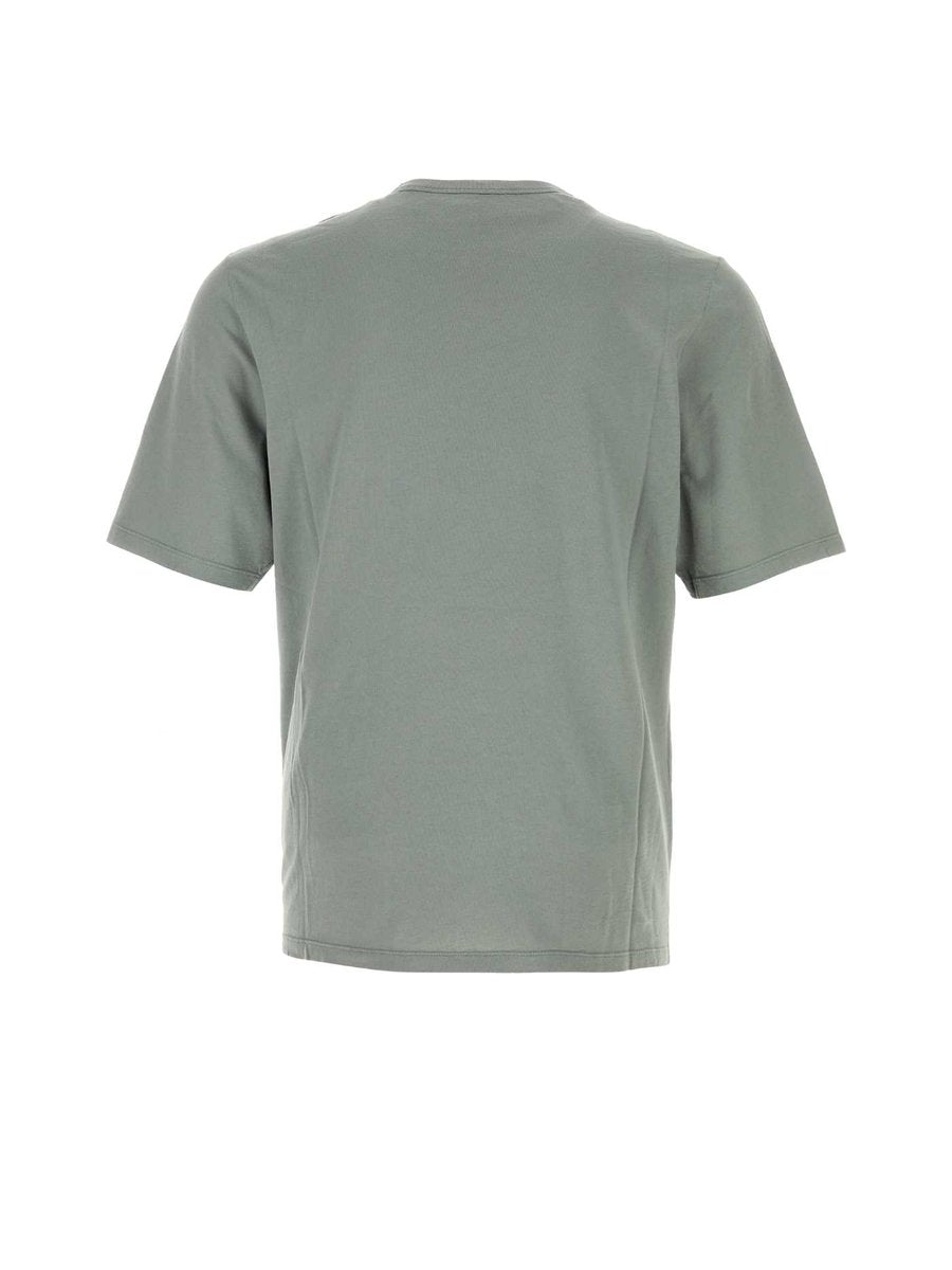 Saint Laurent T-Shirt in Green Cotton