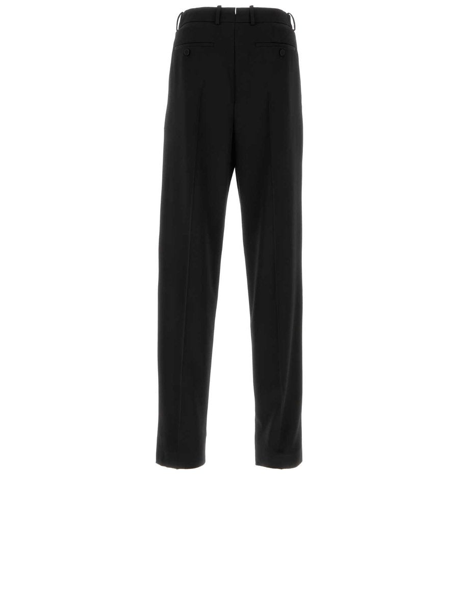 Saint Laurent Tuxedo Pants in Black Wool