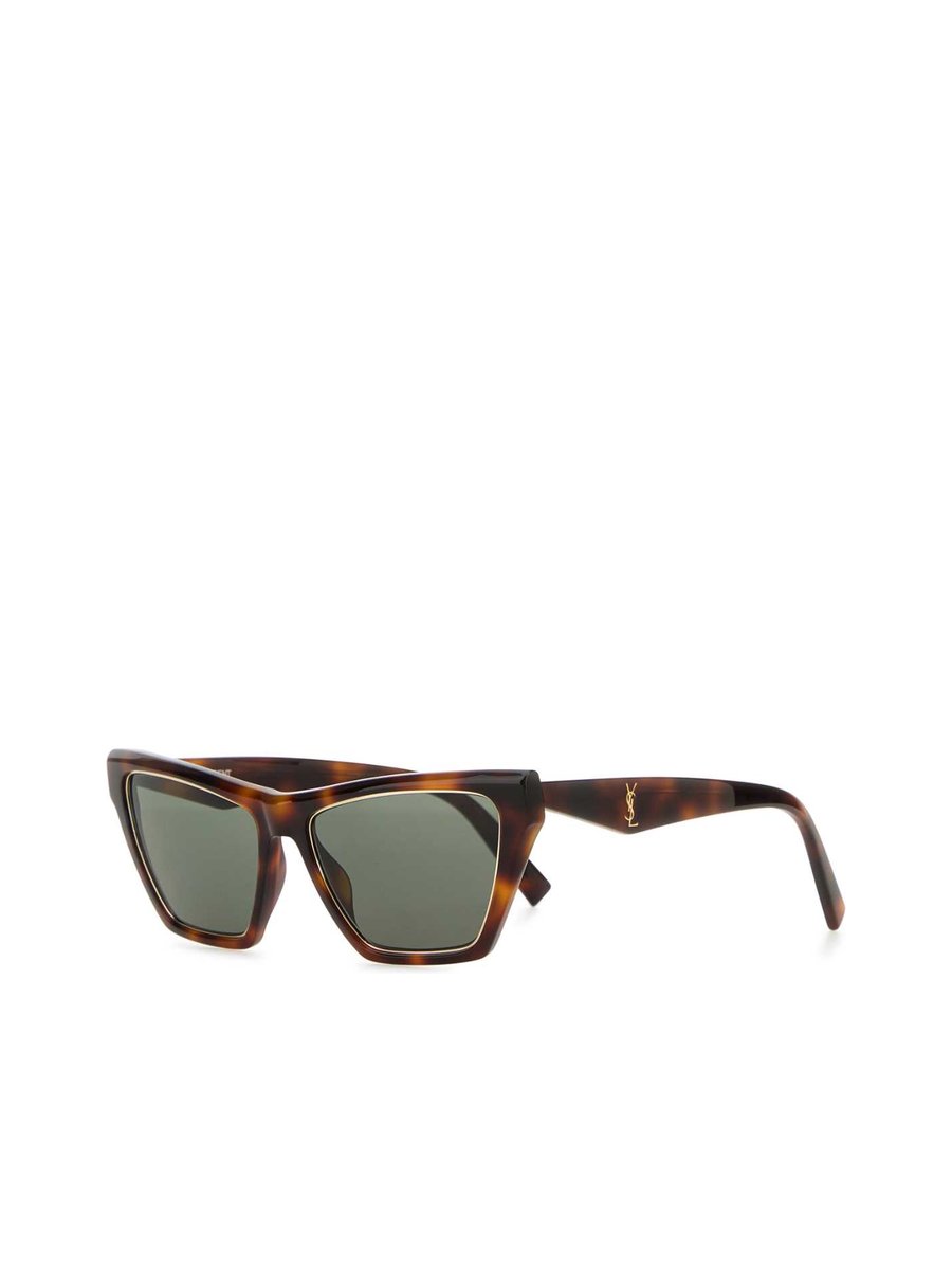 Saint Laurent SL M Rim Sunglasses in Animal Print Acetate