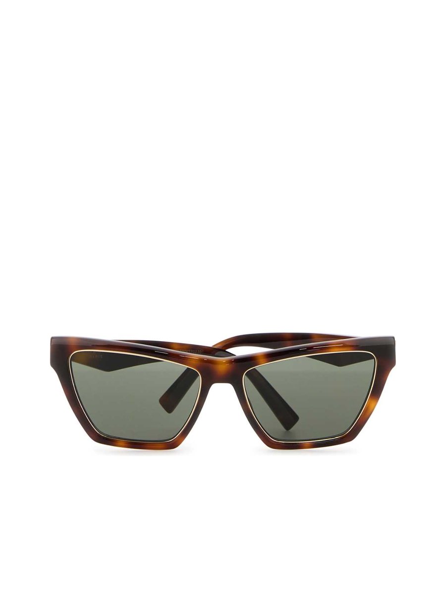 Saint Laurent SL M Rim Sunglasses in Animal Print Acetate