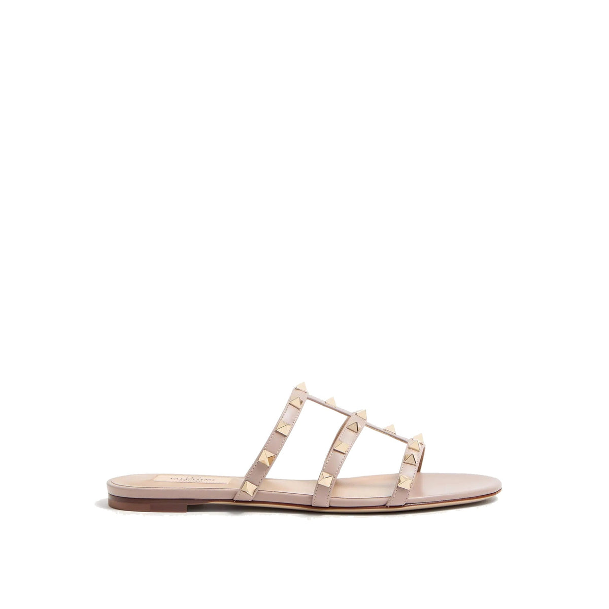 VALENTINO GARAVANI Rockstud Slide Sandals - WOMEN SHOES - VALENTINO GARAVANI - T.Luxy