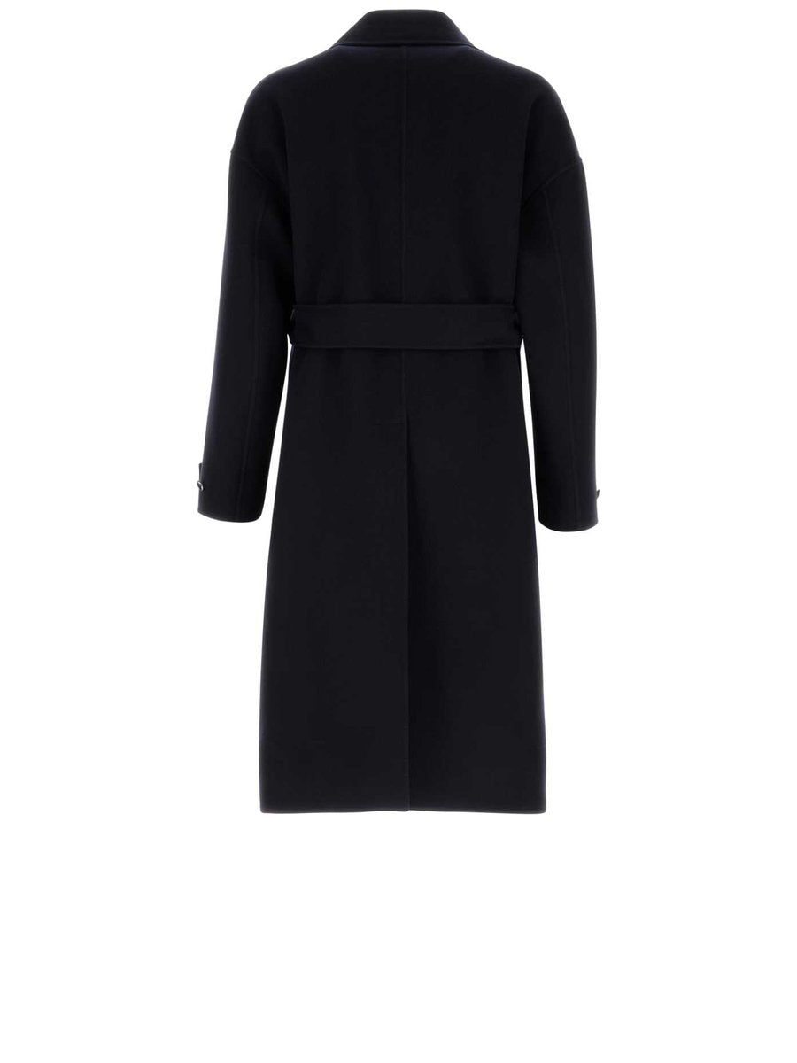 Gucci Coat in Blue Wool Cashmere