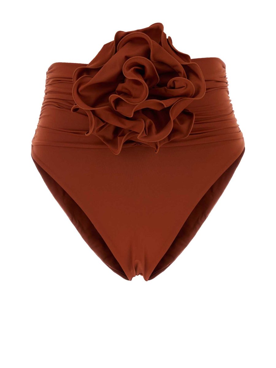 Magda Butrym Bikini Bottom in Red Nylon