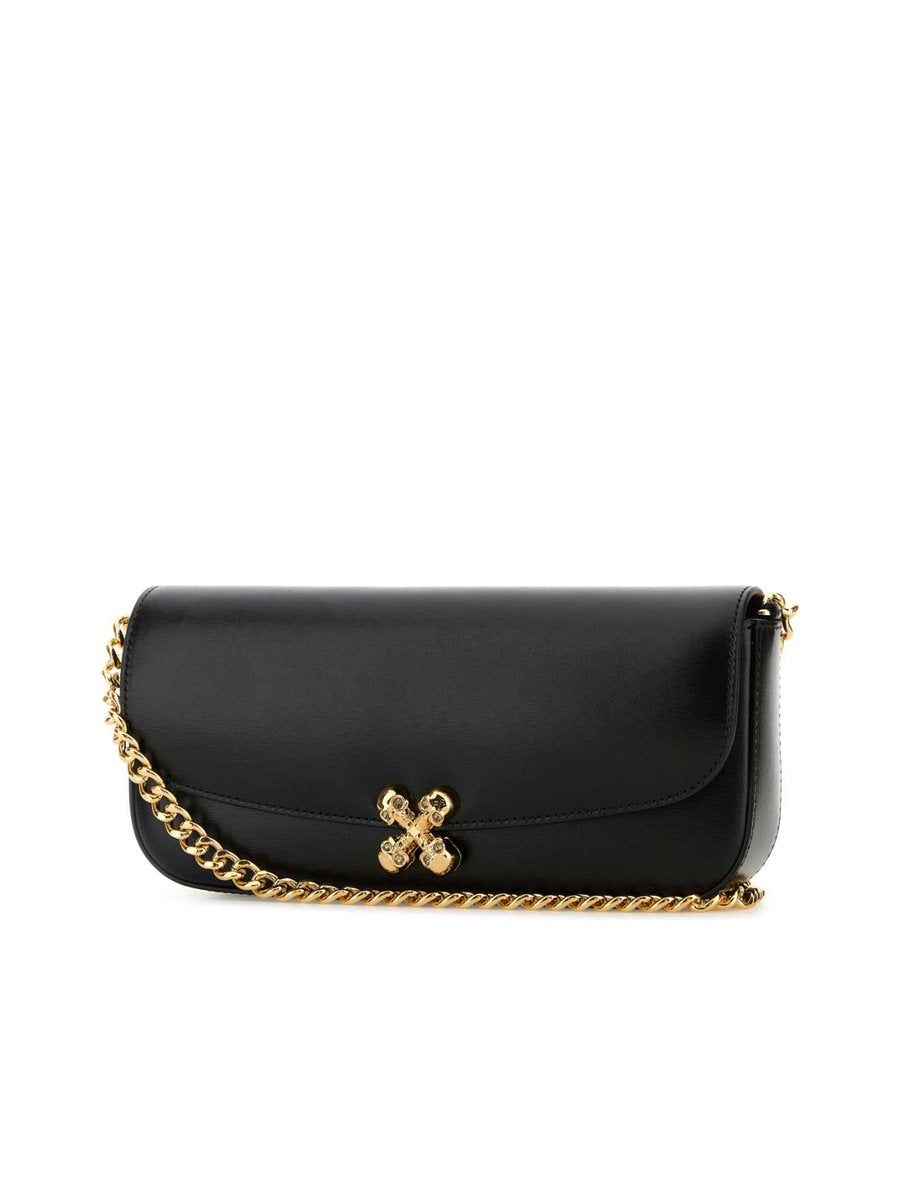 Alexander McQueen Skull Flower Crossbody Bag