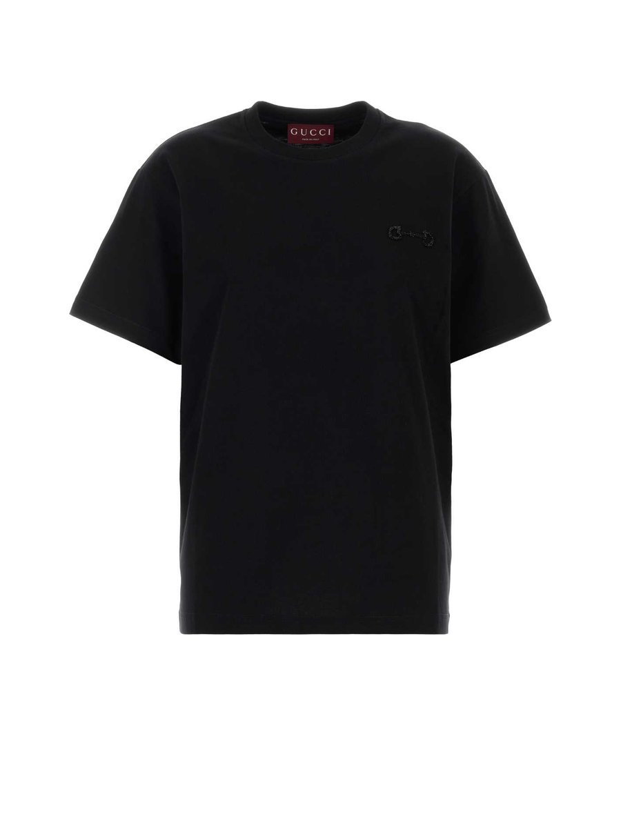Gucci T-Shirt in Black Cotton