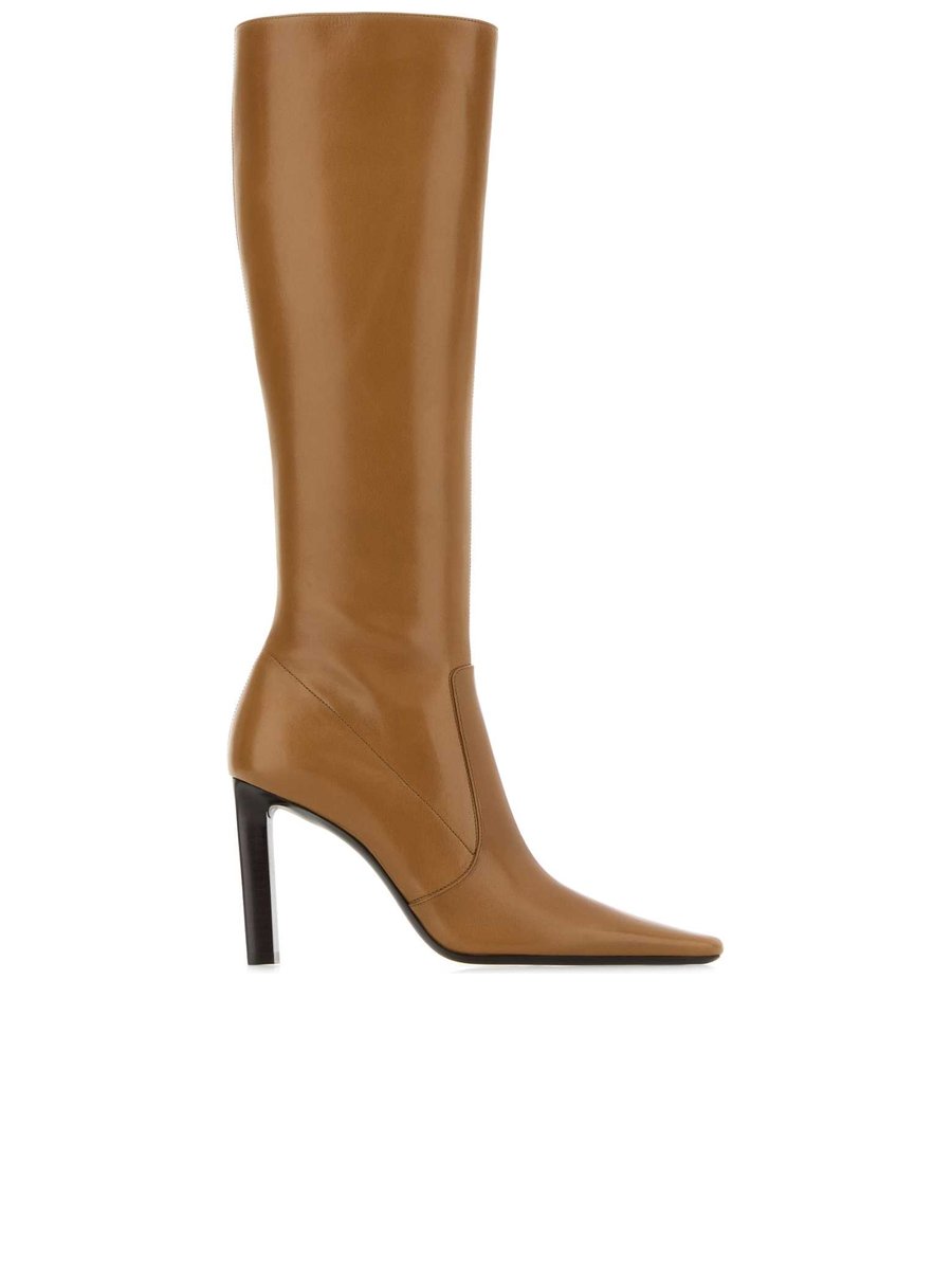 Saint Laurent Jerome Boots in Camel Calfskin