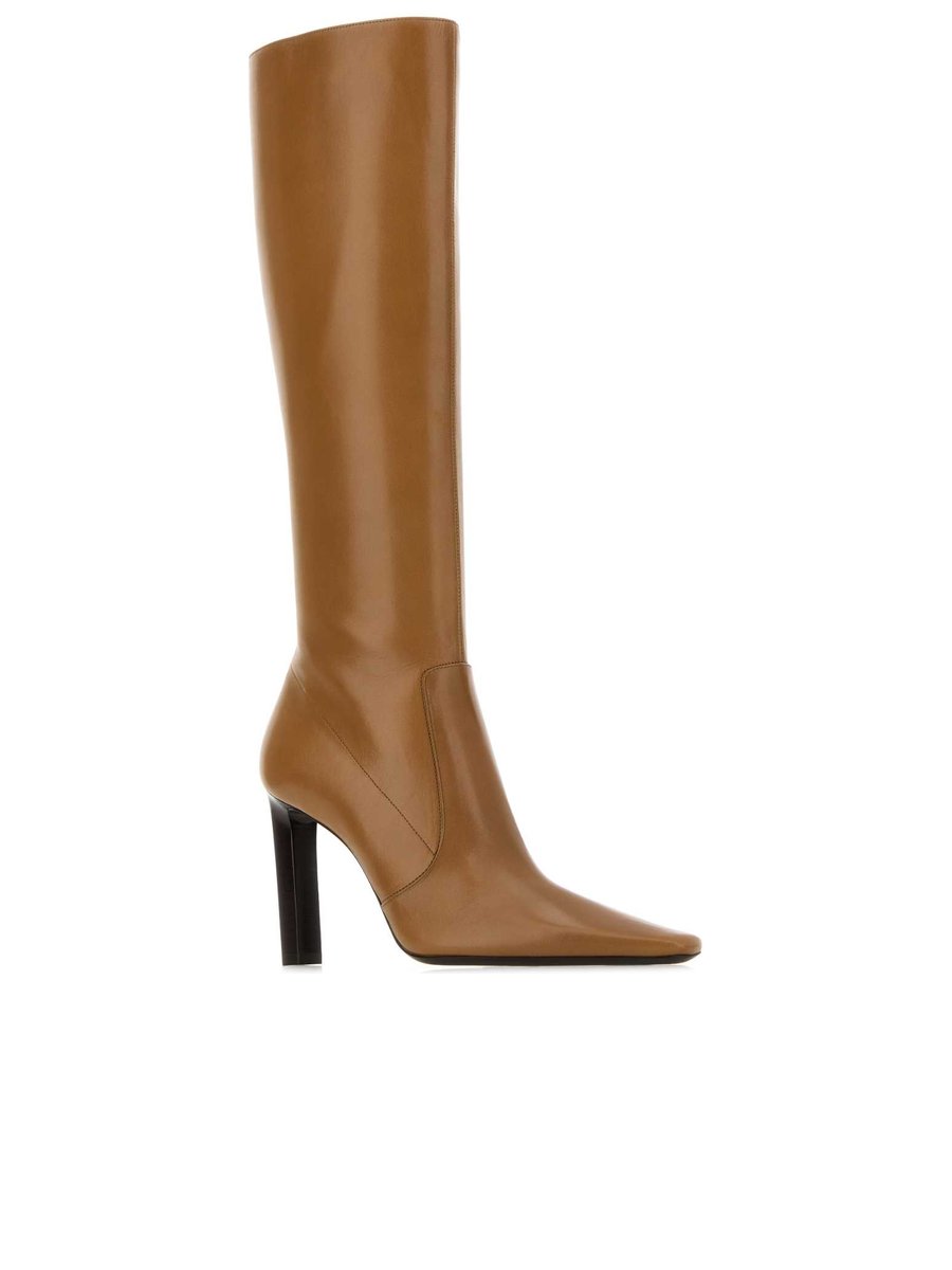 Saint Laurent Jerome Boots in Camel Calfskin