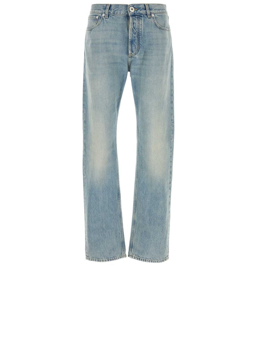 Alexander McQueen Francis Jeans in Blue Cotton