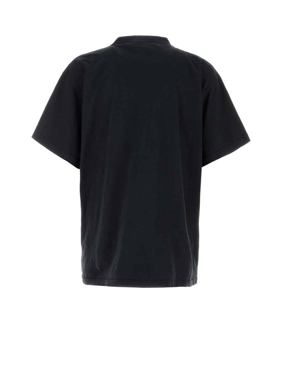 Balenciaga Oversized T-Shirt in Black Cotton
