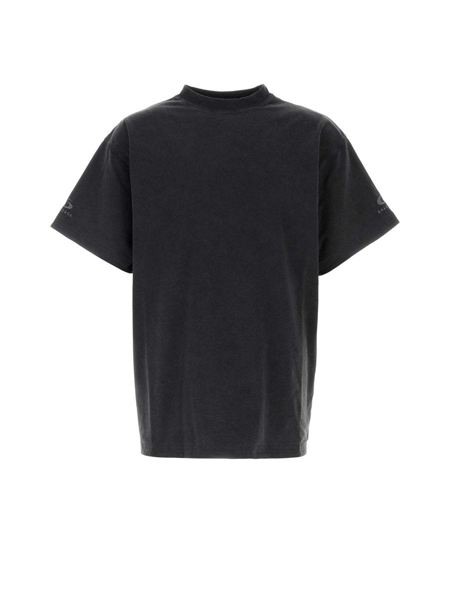 Balenciaga Reversible T-Shirt in Black Cotton