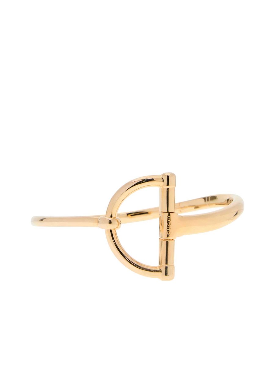 Gucci Horsebit Choker in Gold Brass