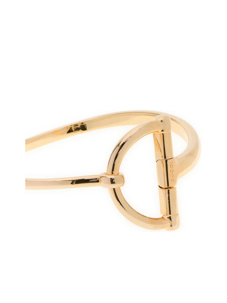 Gucci Horsebit Choker in Gold Brass