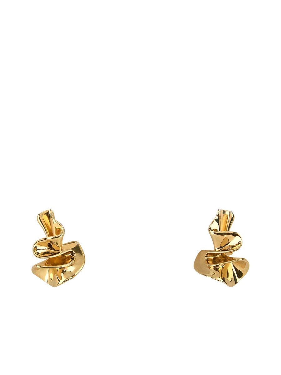 Bottega Veneta Earrings in Gold Sterling Silver