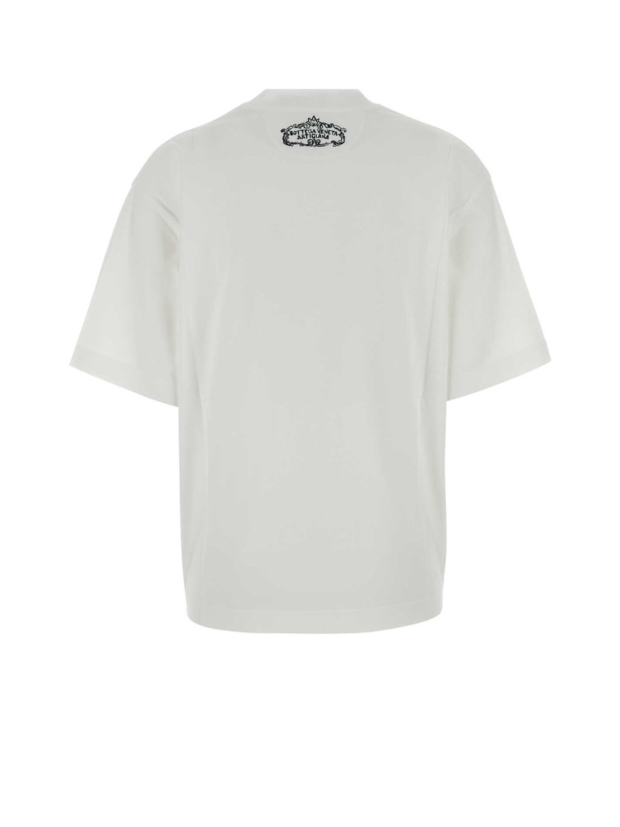Bottega Veneta T-Shirt in White Cotton