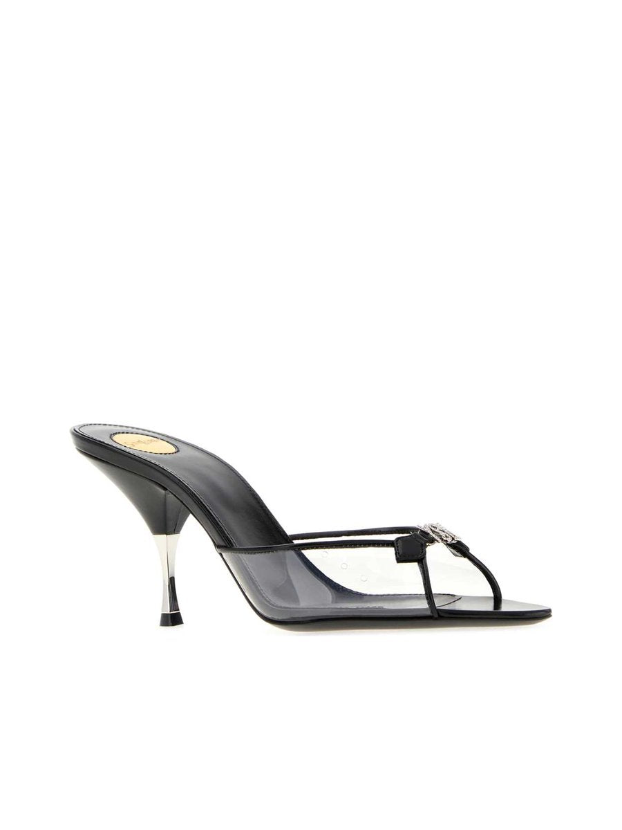 Saint Laurent Gippy Sandals in Transparent PVC