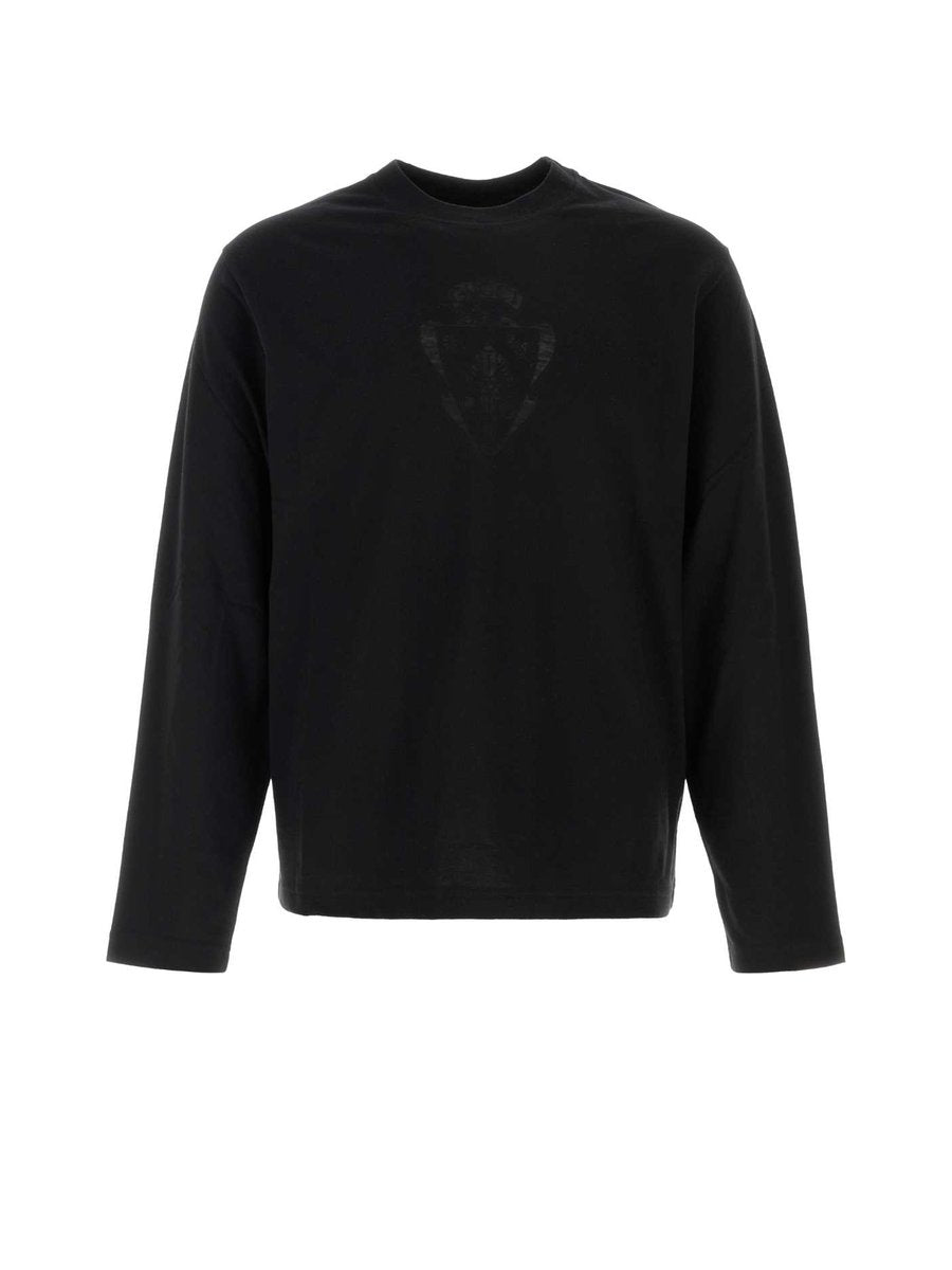 Gucci Long Sleeve T-Shirt in Black Cotton