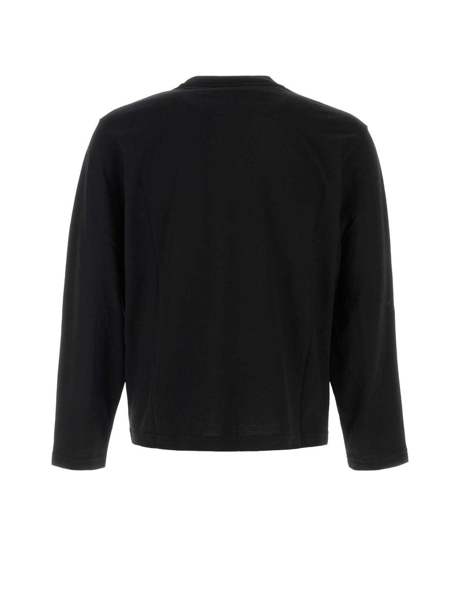 Gucci Long Sleeve T-Shirt in Black Cotton