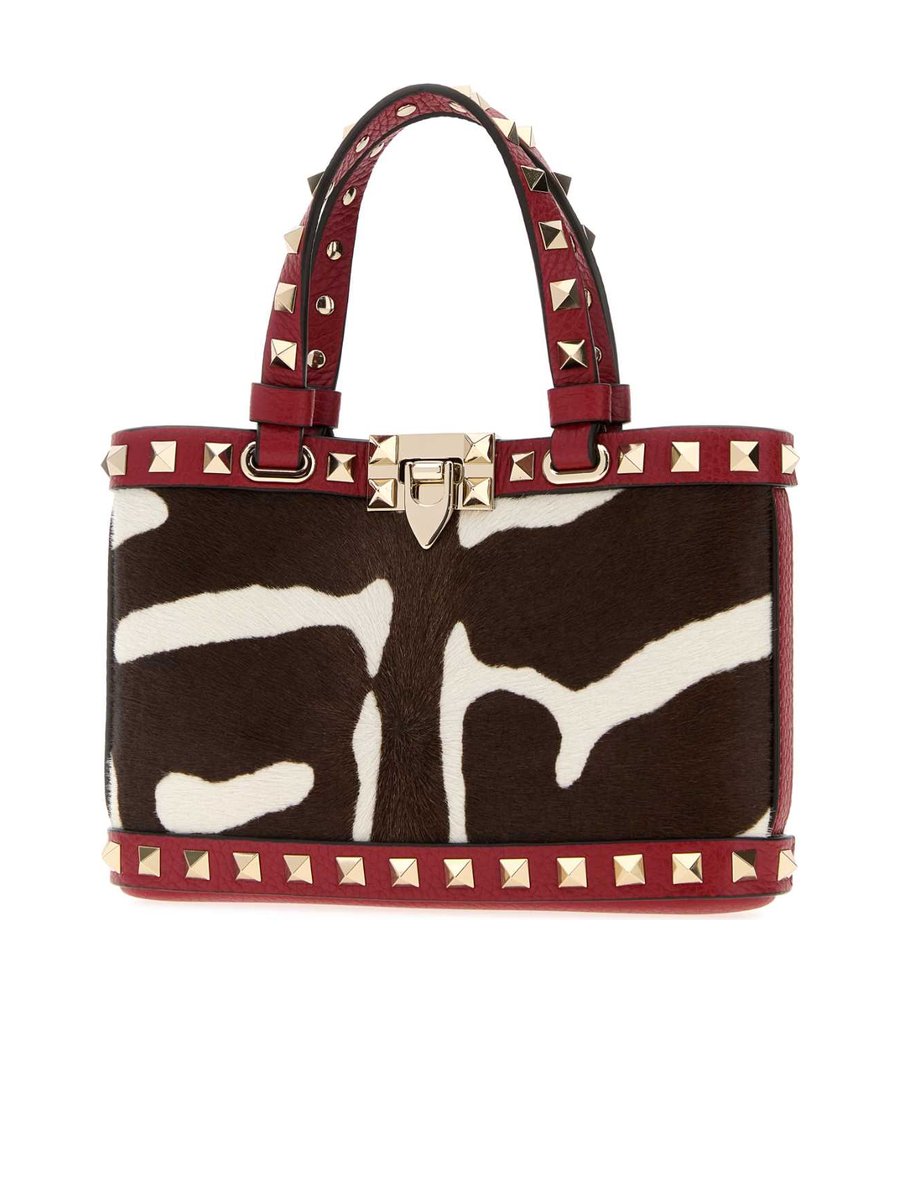 Valentino Rockstud Mini Bag in Animal Print Leather