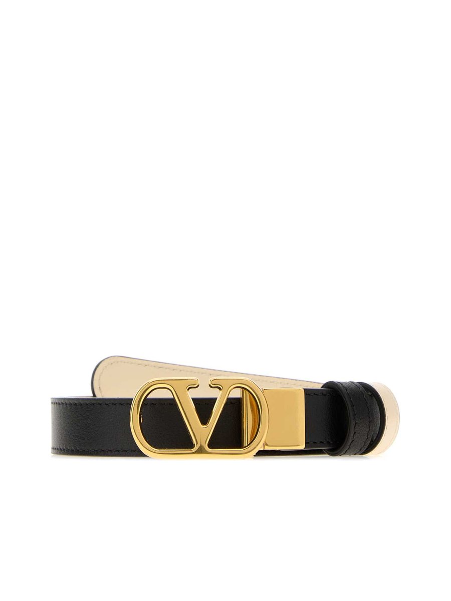 Valentino Reversible VLogo Leather Belt