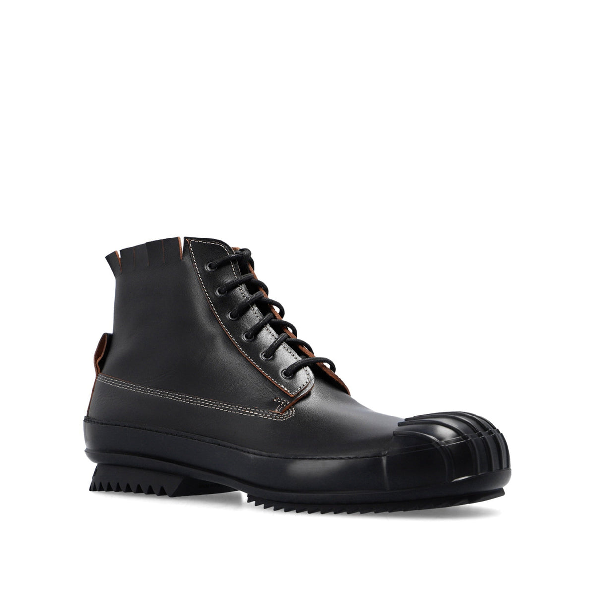 Maison Margiela Leather High-Top Sneakers
