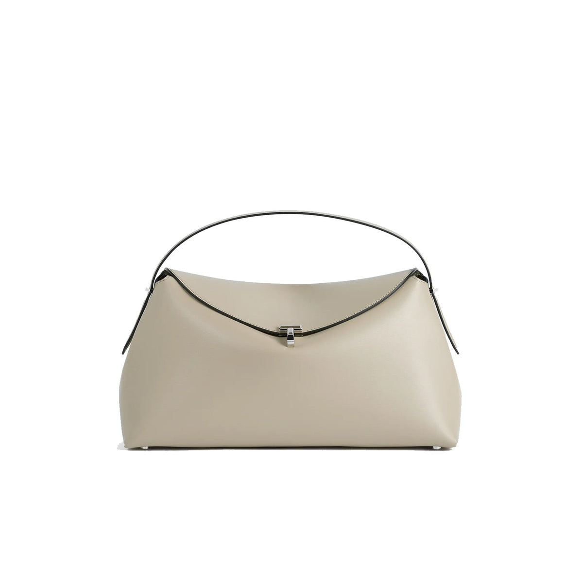TOTEME T - lock Leather top handle Fawn Bag - WOMEN BAGS - TOTEME - T.Luxy