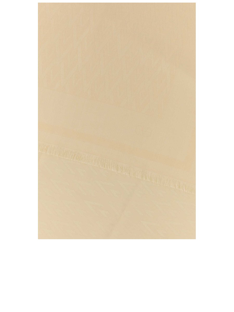 Valentino Toute LA V Wool and Silk Shawl