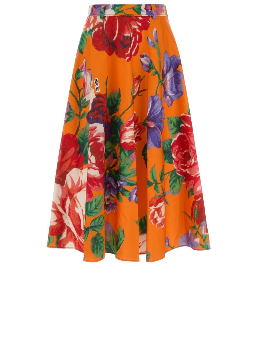 Moschino Skirt in Floral Cotton